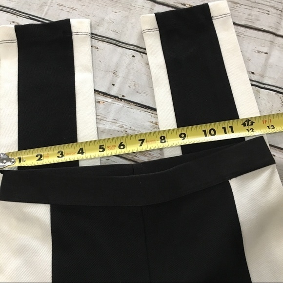 BCBGMAXAZRIA Black white stripe Sasha leggings size xs - Picture 6 of 8